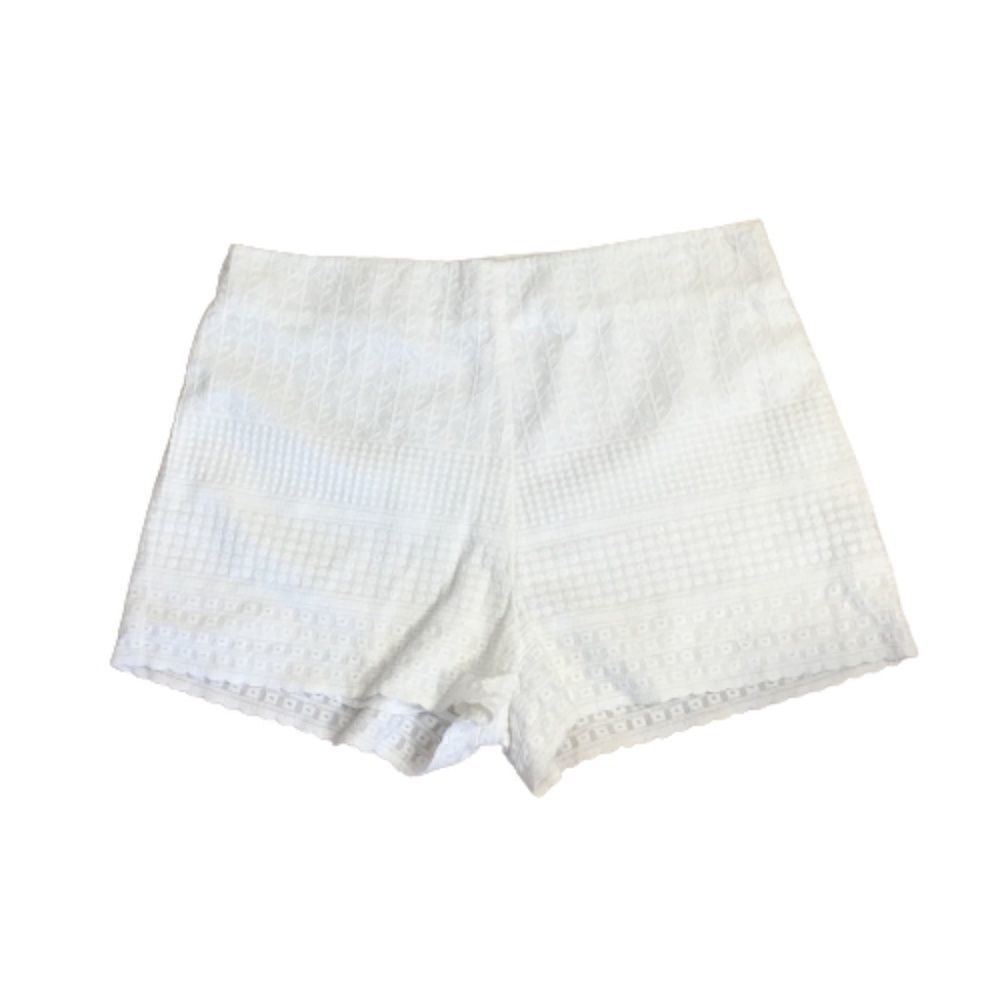 Free People White Lace Hi Rise Shorts Size 8